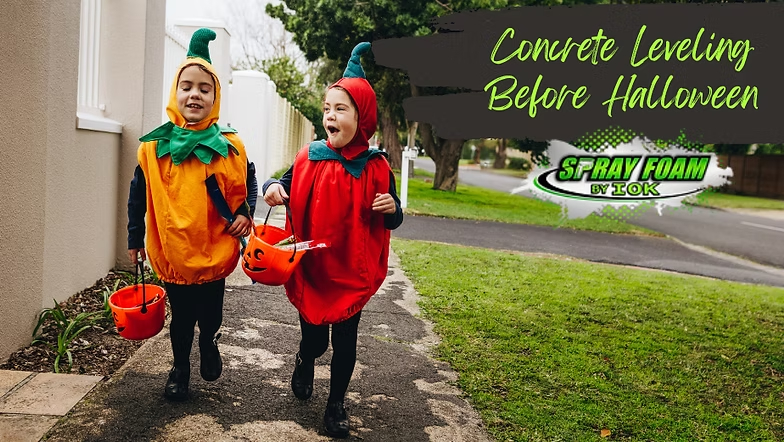 Concrete Leveling Before Halloween